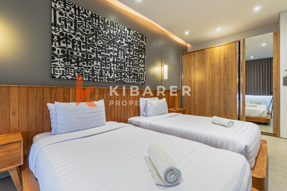 Stylish Two-Bedroom Contemporary Shared Pool Penthouse Located in Seminyak