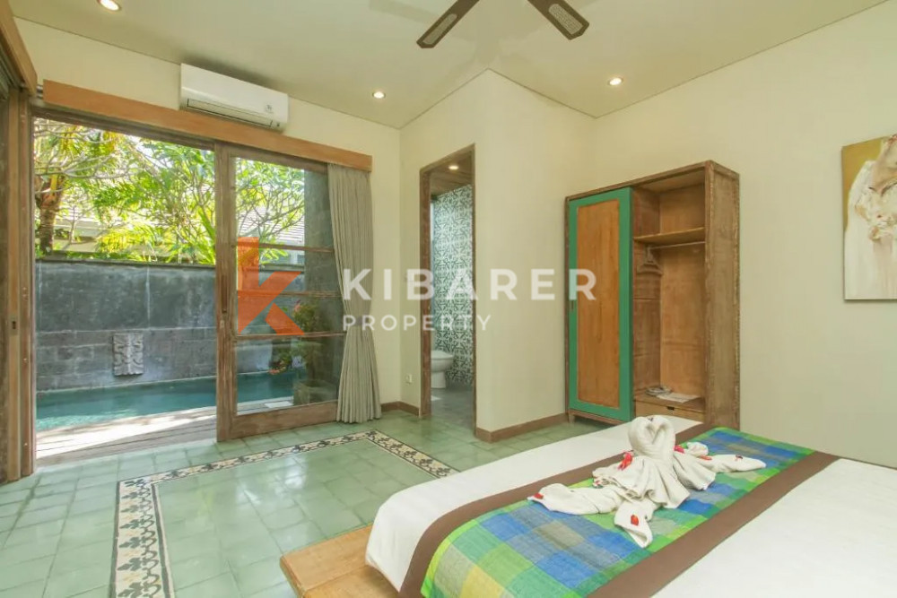 Beach Breeze Villa Comes with One-Bedroom and Enclosed Living in Sanur