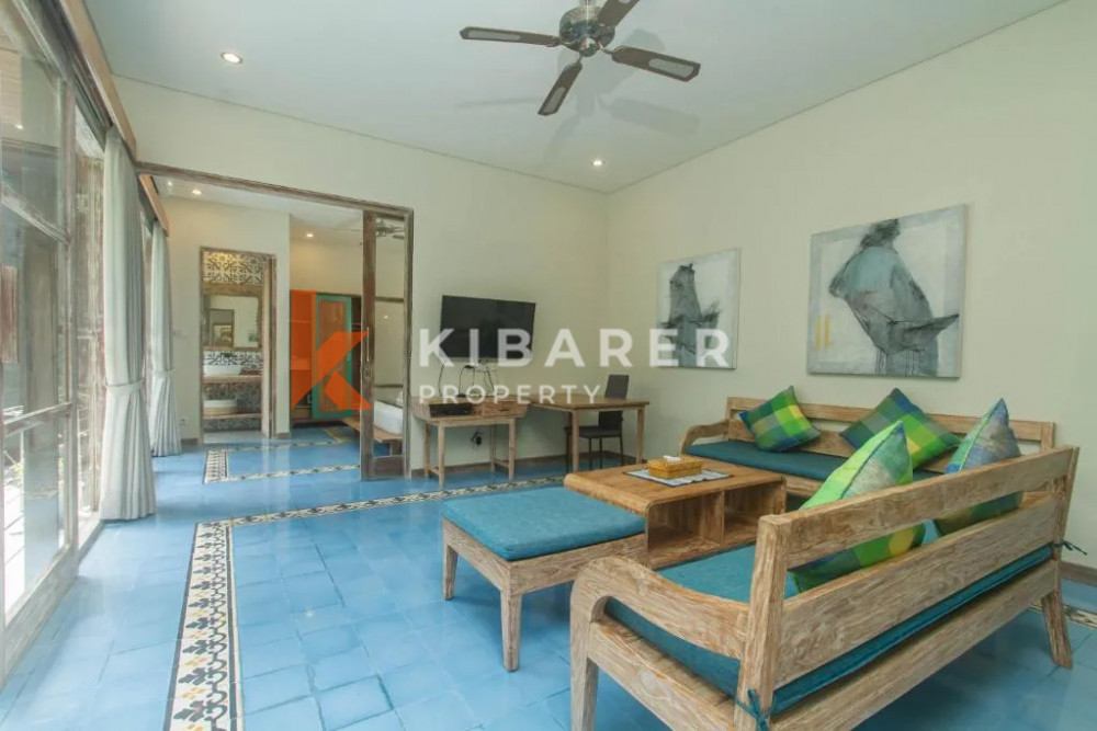 Beach Breeze Villa Comes with One-Bedroom and Enclosed Living in Sanur