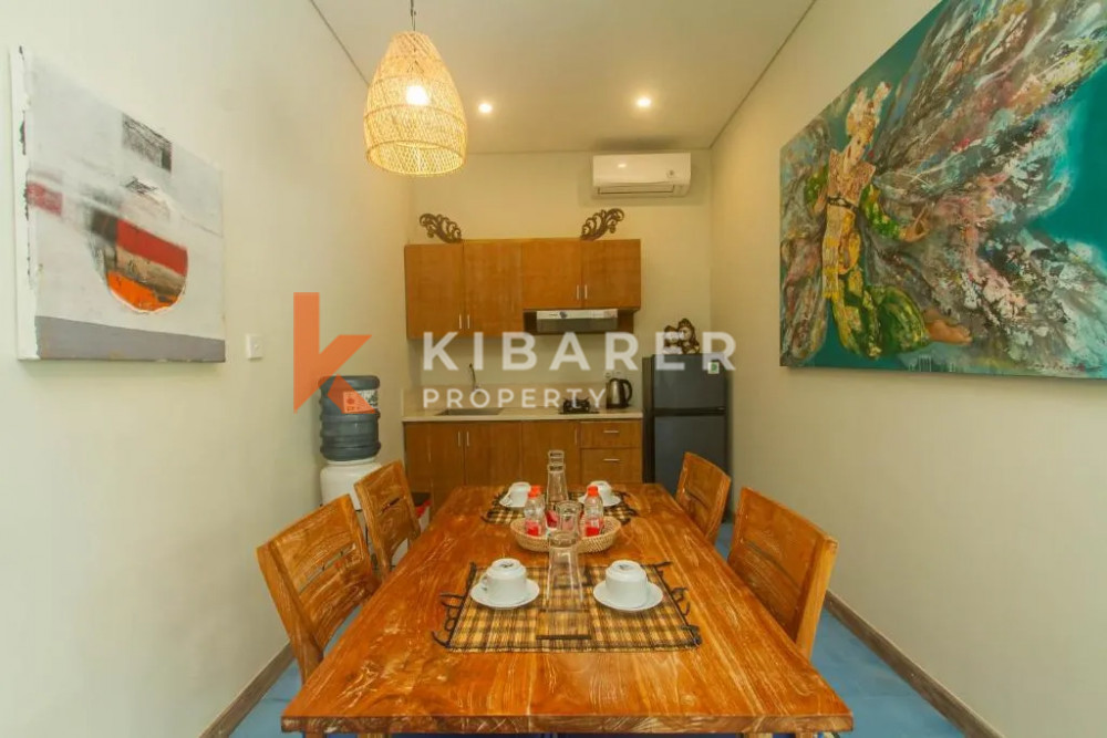 Contemporer Villa Comes with Two-Bedroom and Enclosed Living in Sanur