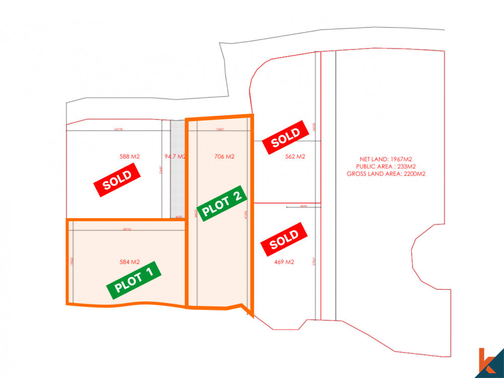 Good opportunity, Long lease plots of land with available projects in Cepaka