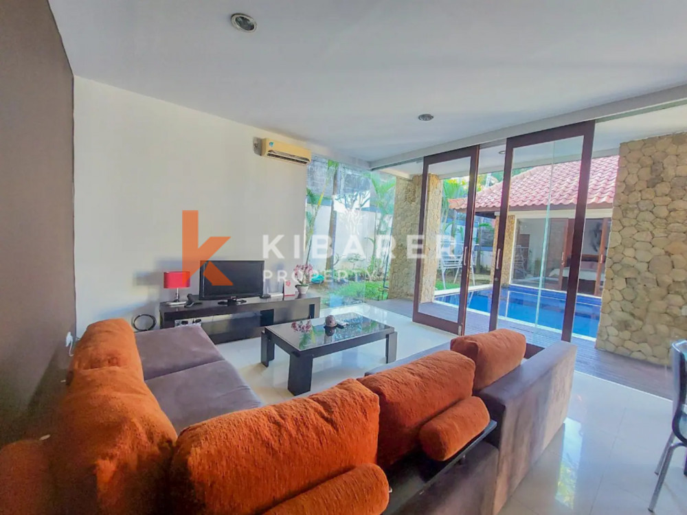 Serene Three-bedroom Villa for Rent in West Side Sanur (available start from January 1st, 2025)