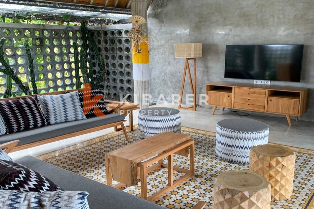 Adorable Three Bedroom Open Living Industrial Villa Situated in Canggu (Available on October 4th 2024)