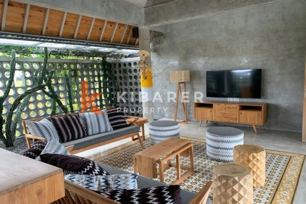 Adorable Three Bedroom Open Living Industrial Villa Situated in Canggu (Available on October 4th 2024)