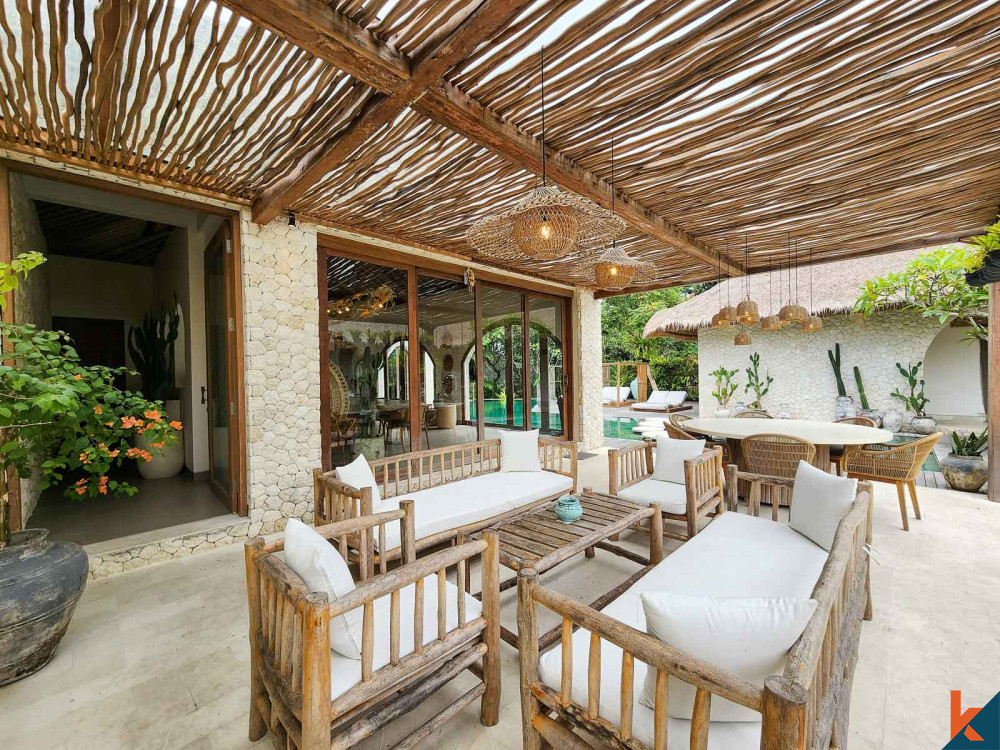 High quality tropical six bedroom leasehold estate in Ubud