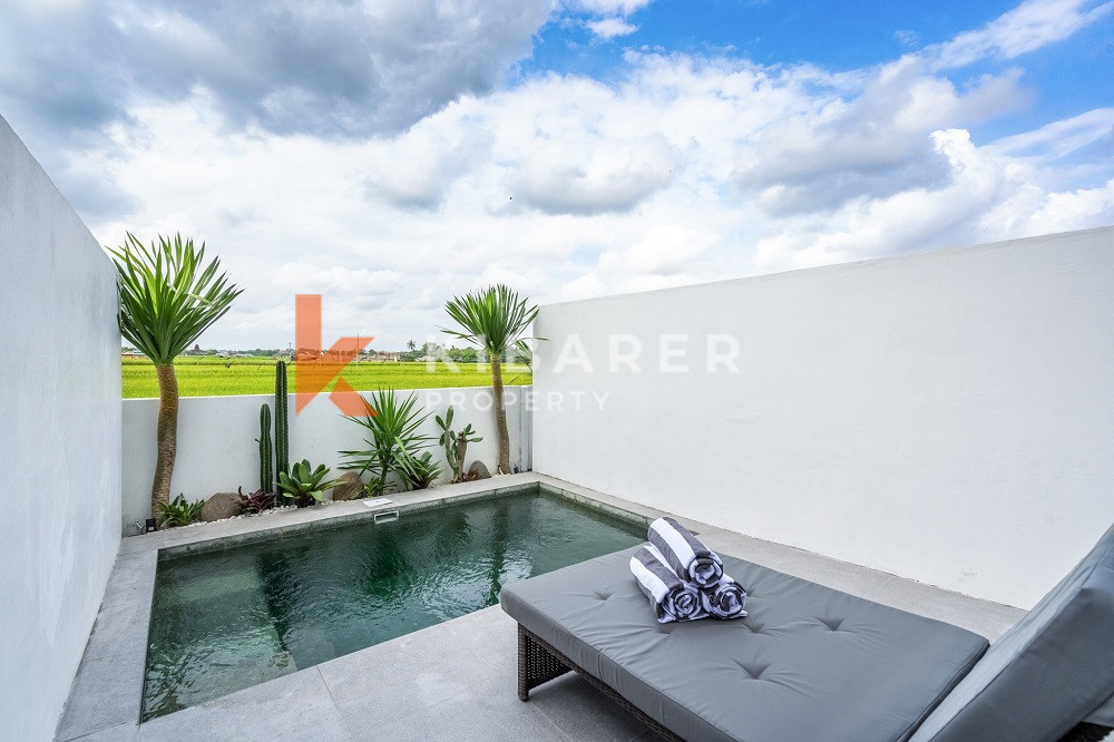 Modern Fully Furnished One-Bedroom Loft Enlosed Living in Pererenan Area (Available December 2024)