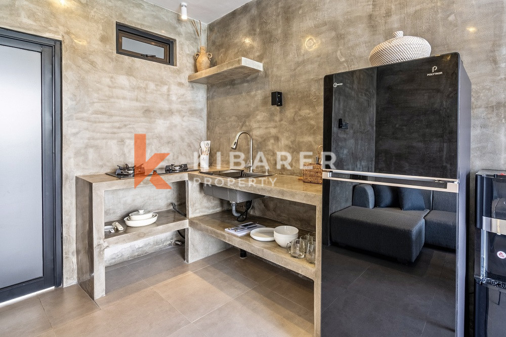 Modern Fully Furnished One-Bedroom Loft Enlosed Living in Pererenan Area (Available December 2024)