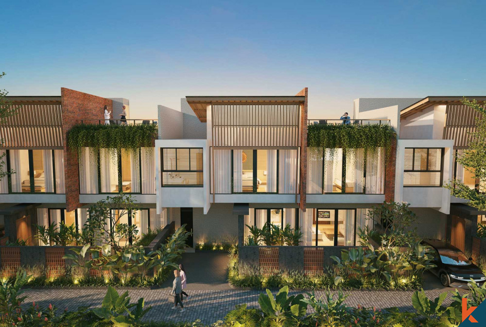 Upcoming two bedroom freehold villa with rooftop in Seminyak