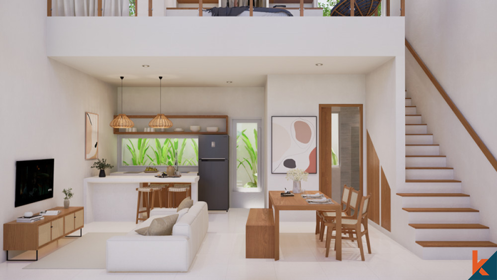 Modern and Cozy 1 Bedroom Loft, walking distance from Pantai Lima beach for sale