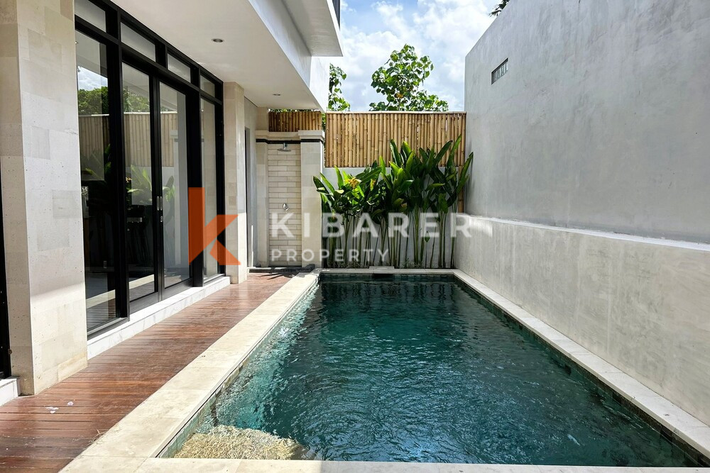 Serene Getaway Two-Bedroom Tropical Villa with Enclosed Living Room in Canggu