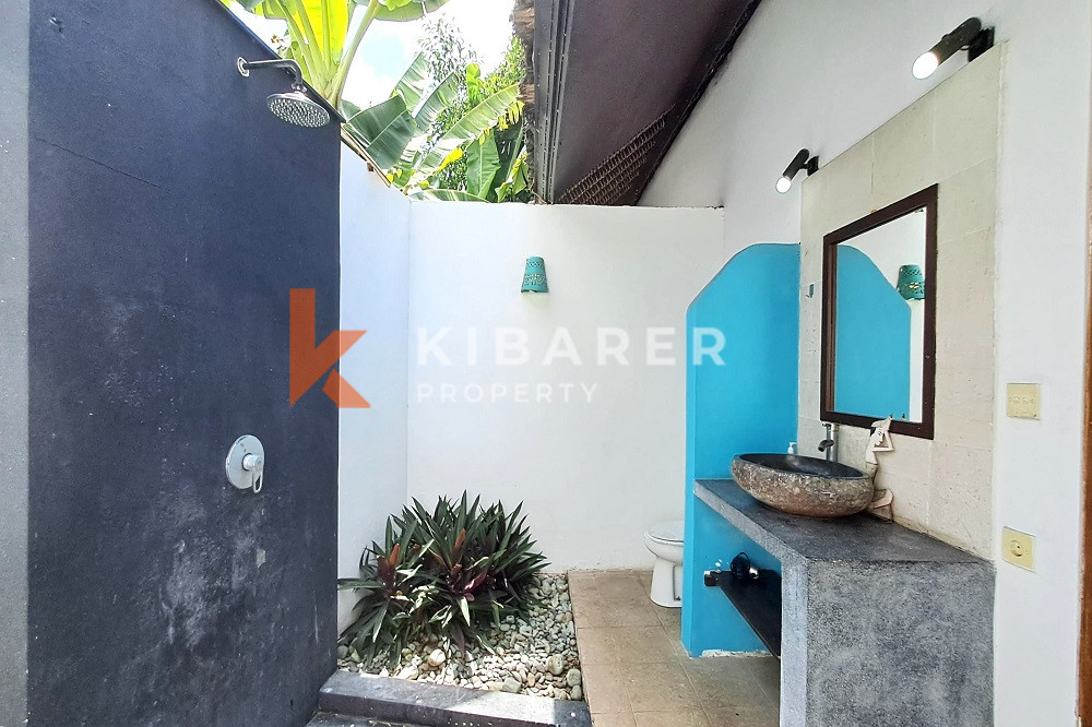 Homey Two-Bedroom Fully Furnished with Spacious Garden Open Living Villa Located in Ungasan