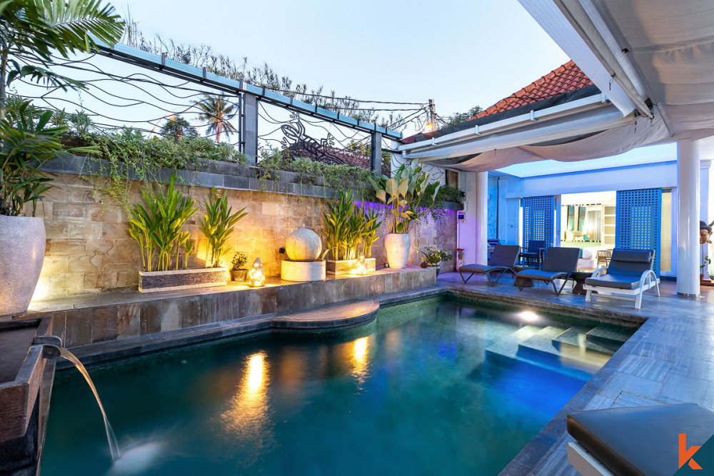 Superbe propriété de deux chambres à louer à Sanur, à distance de marche de la plage