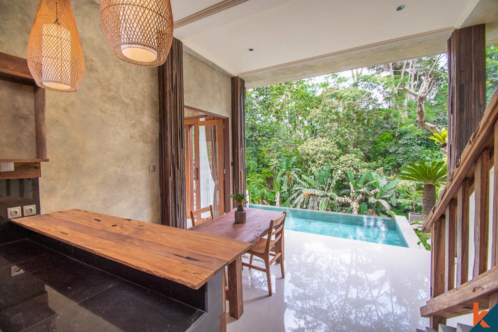 New jungle view leasehold two bedroom villa in Payangan