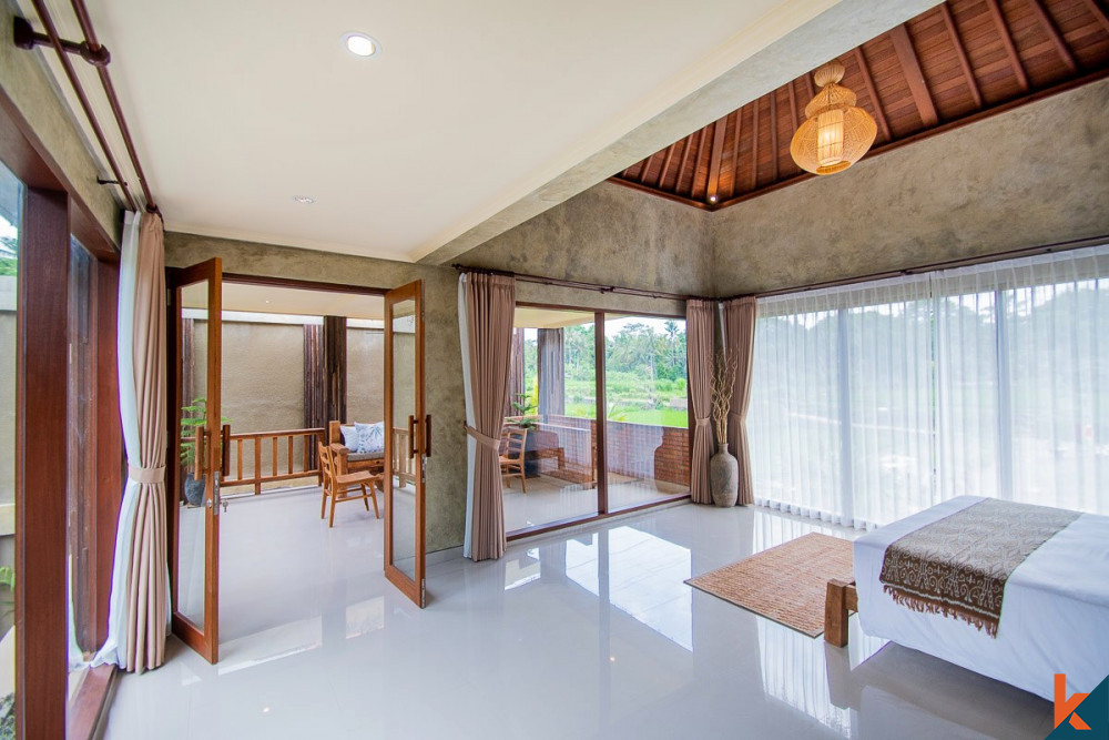 New jungle view leasehold two bedroom villa in Payangan