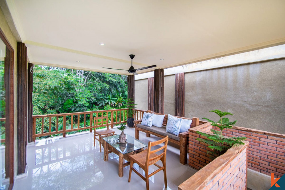 New jungle view leasehold two bedroom villa in Payangan