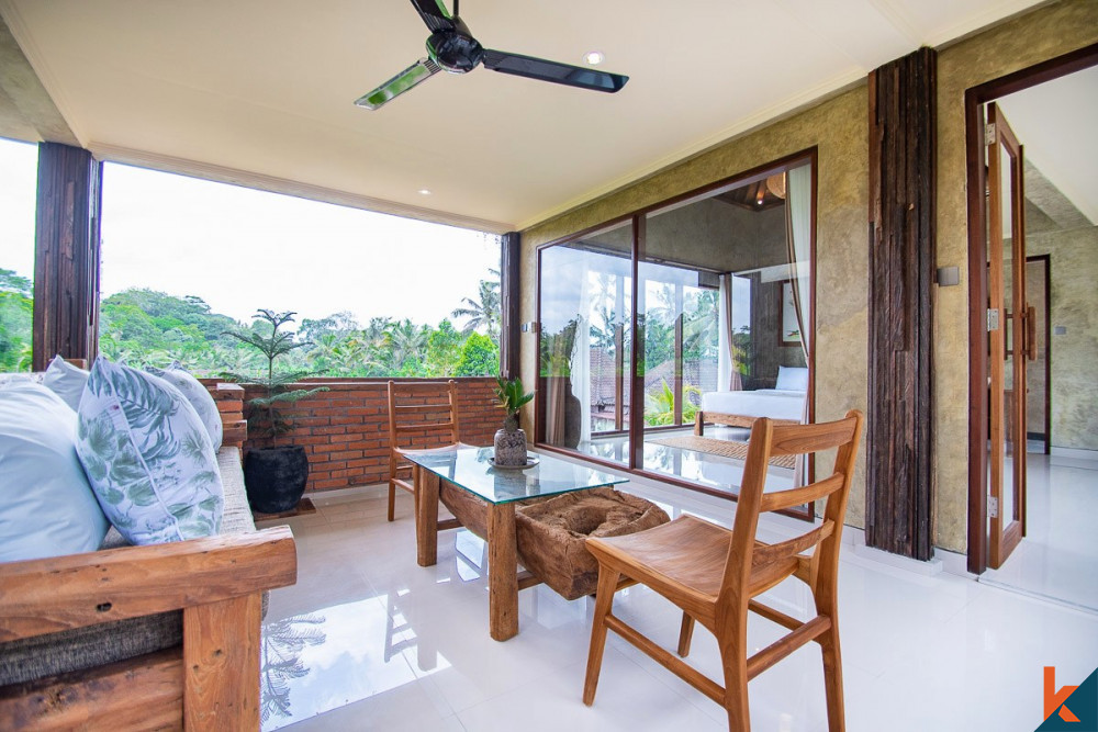 New jungle view leasehold two bedroom villa in Payangan