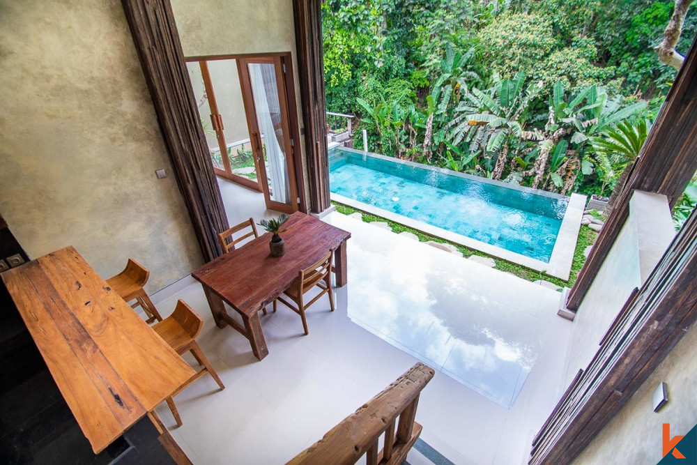 New jungle view leasehold two bedroom villa in Payangan