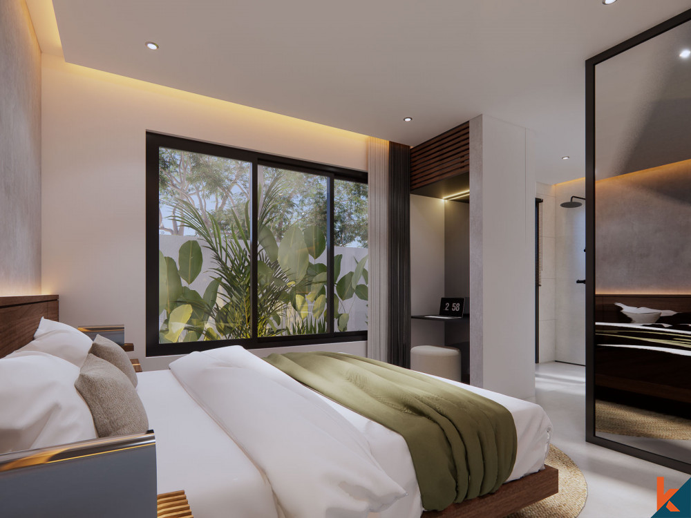 Vila sewa dua kamar tidur yang indah dengan desain Bali modern di Ubud