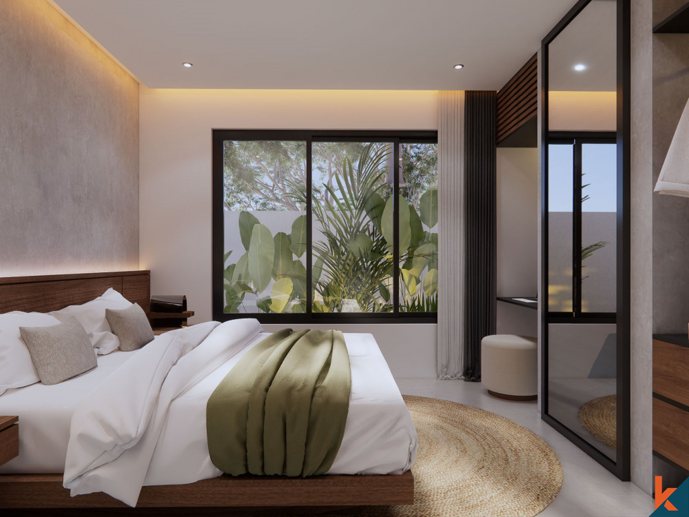 Superbe villa de deux chambres à louer avec un design balinais moderne à Ubud (livré en Juillet 2025)