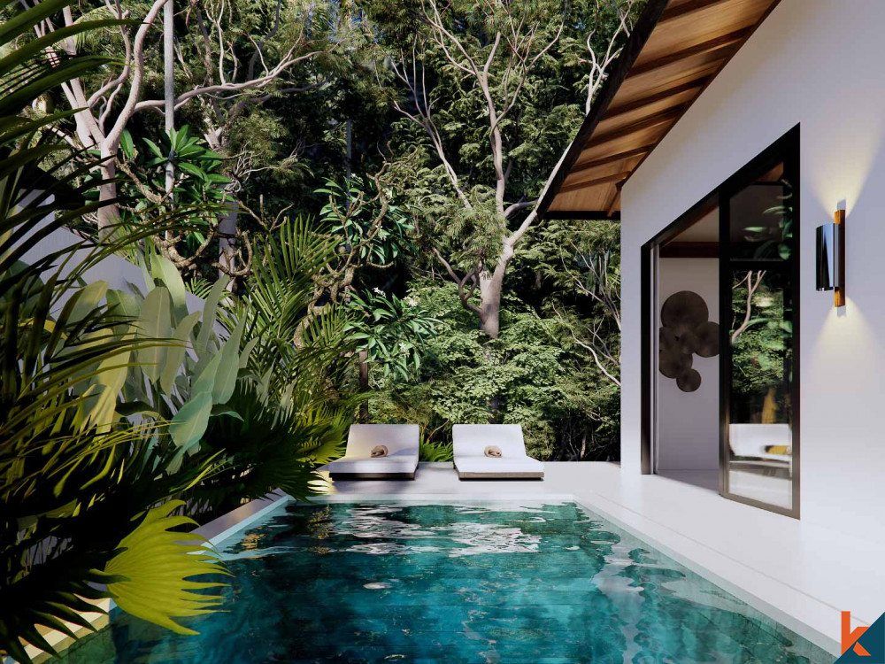 Elegant three bedroom modern balinese villa for lease in Ubud (delivered in July 2025)