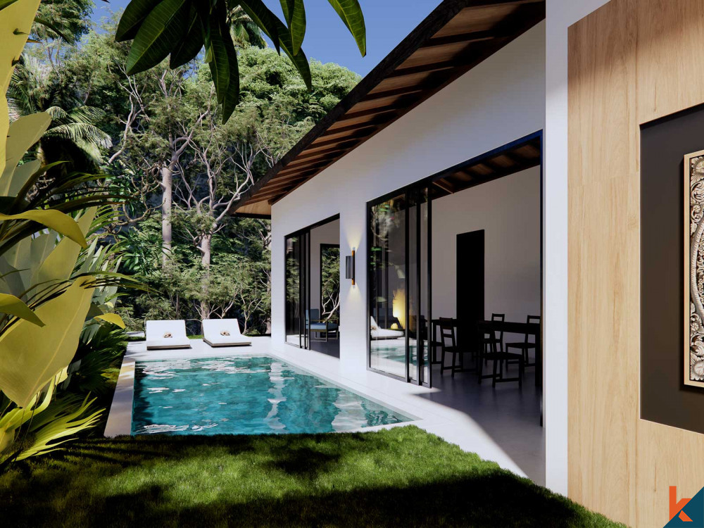 Elegant three bedroom modern balinese villa for lease in Ubud