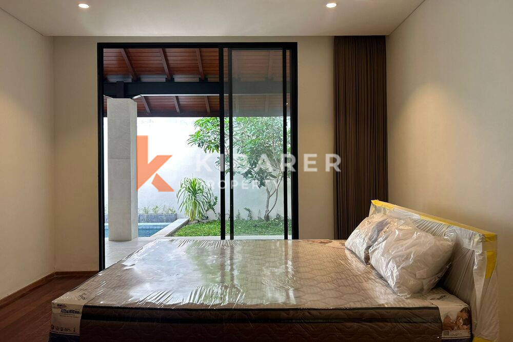 Charming Two-Bedroom Enclosed Living Room Modern Villa in Seminyak (Minimum Three Years Rental)