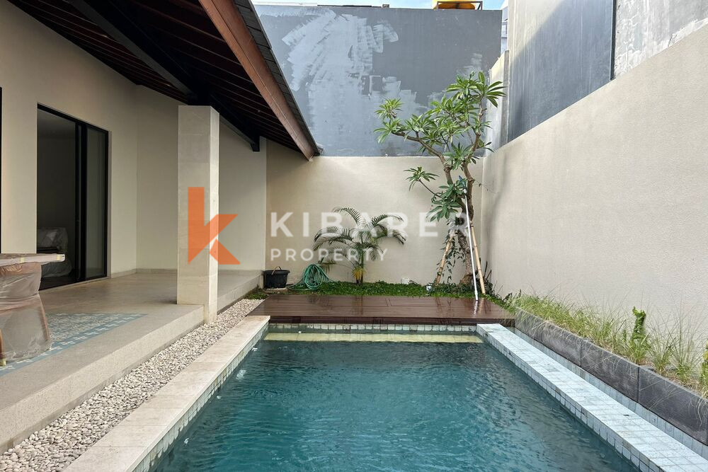 Charming Two-Bedroom Enclosed Living Room Modern Villa in Seminyak (Minimum Three Years Rental)