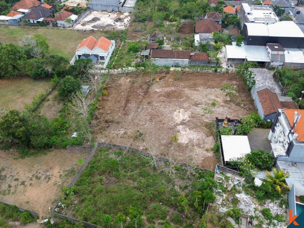 Bidang tanah disewakan di Ungasan yang modis