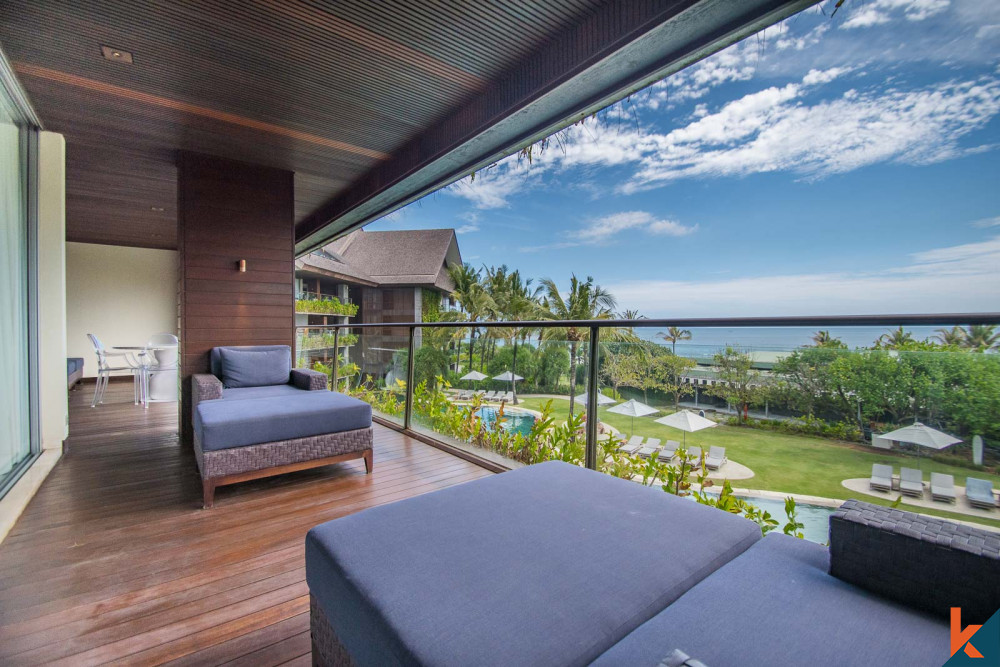 Luxury two bedroom beachfront apartment in Batu Bolong