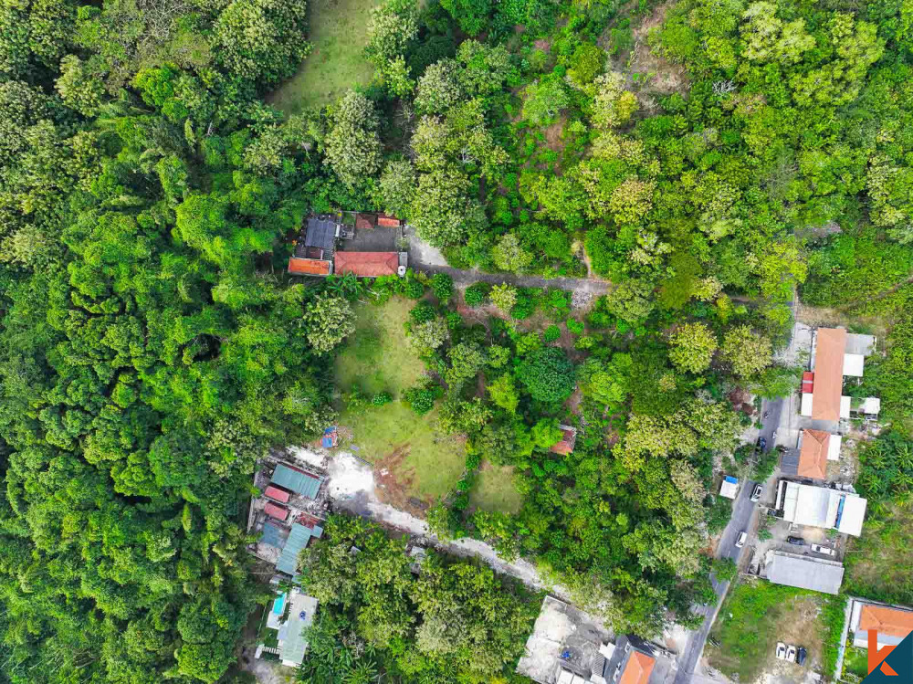 Leasehold land in tranquil ungasan with double road access