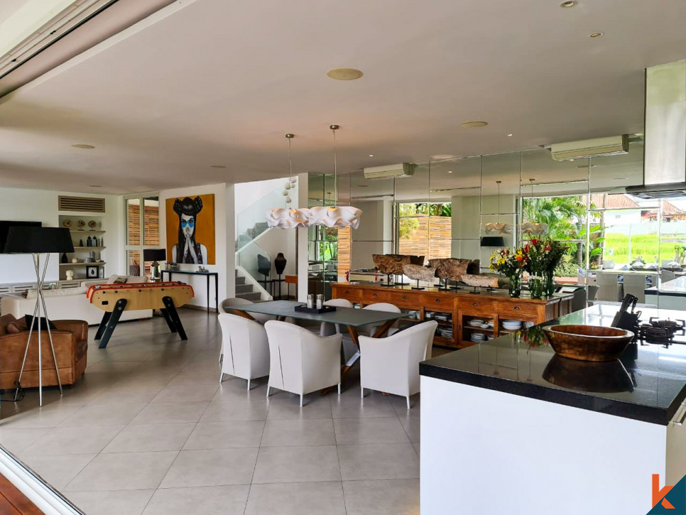 Immediate good return for this beautiful four bedroom leasehold estate in Kerobokan