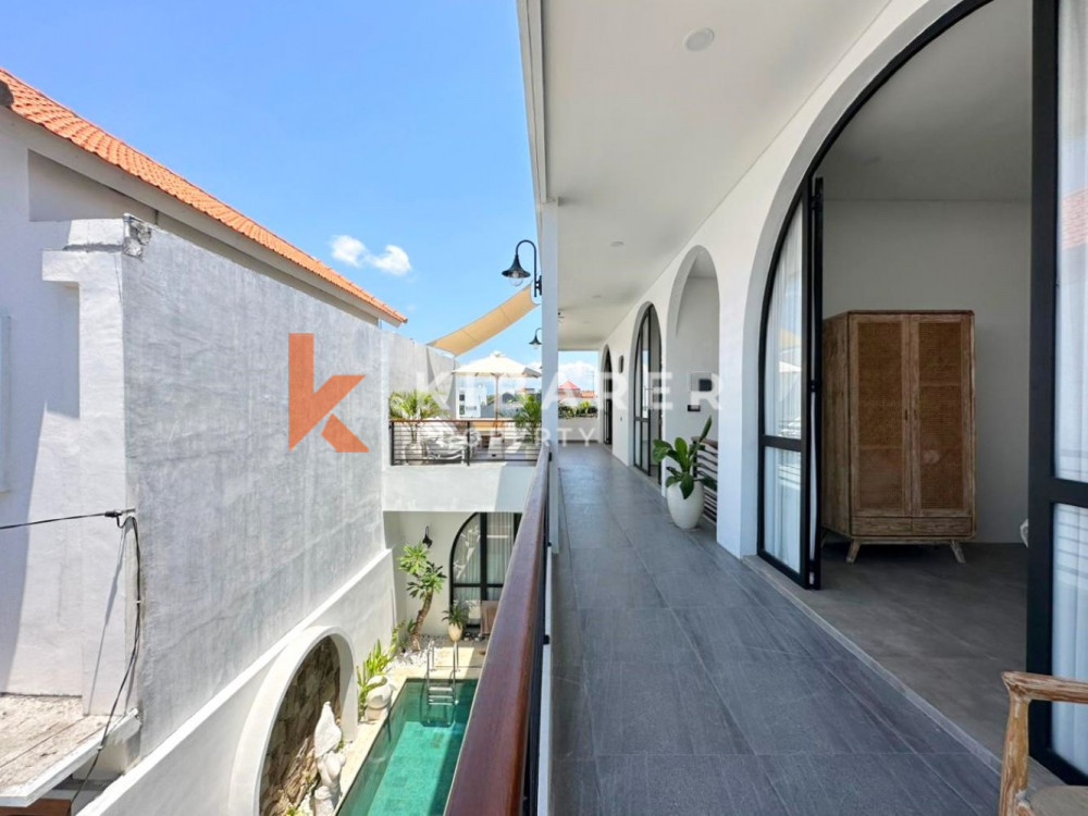 Elegant Three Bedroom Villa with Rooftop and Breathtaking Rice Field Views in Kerobokan (Minimum 5 Years)