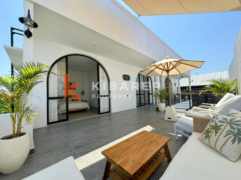 Elegant Three Bedroom Villa with Rooftop and Breathtaking Rice Field Views in Kerobokan (Minimum 5 Years)