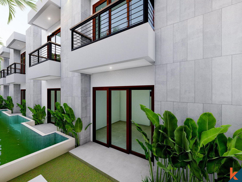 Apartemen studio ramah lingkungan dan modern yang akan datang untuk disewakan di Seminyak