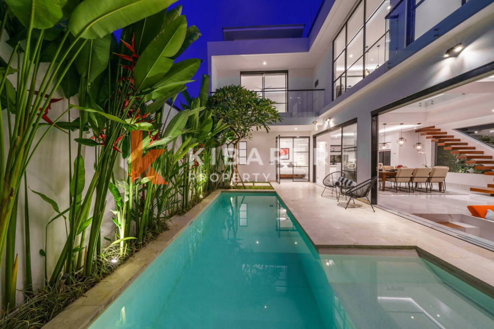 Brand-New Luxury Three-Bedroom Villa in Prime Kerobokan Location