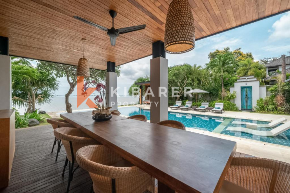 Ocean Front Luxury Four-bedroom Villa in Nusa Dua (available on April 2025)