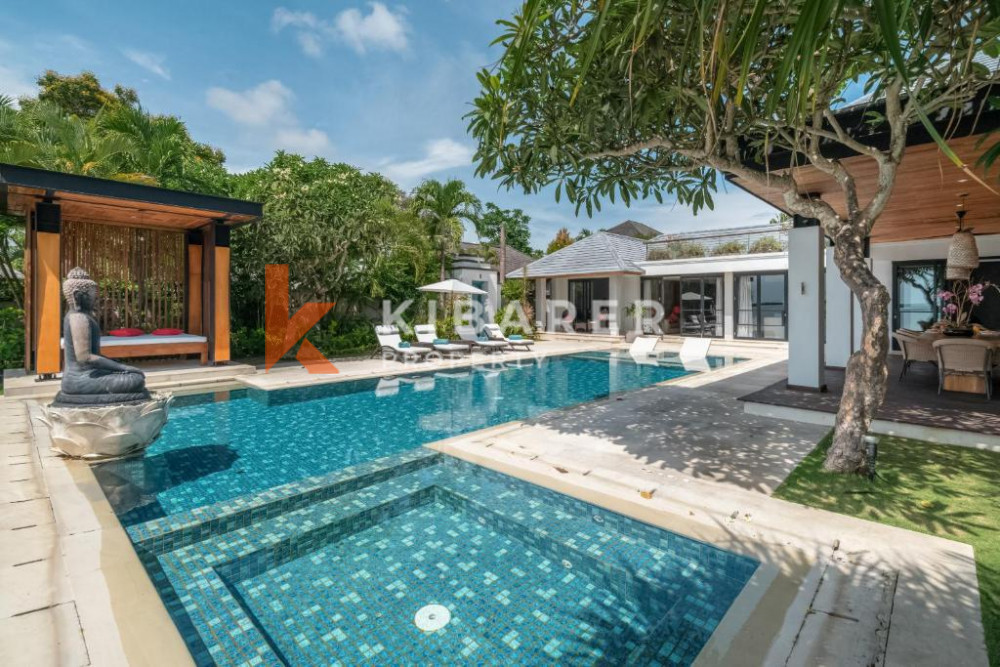 Ocean Front Luxury Four-bedroom Villa in Nusa Dua (available on April 2025)