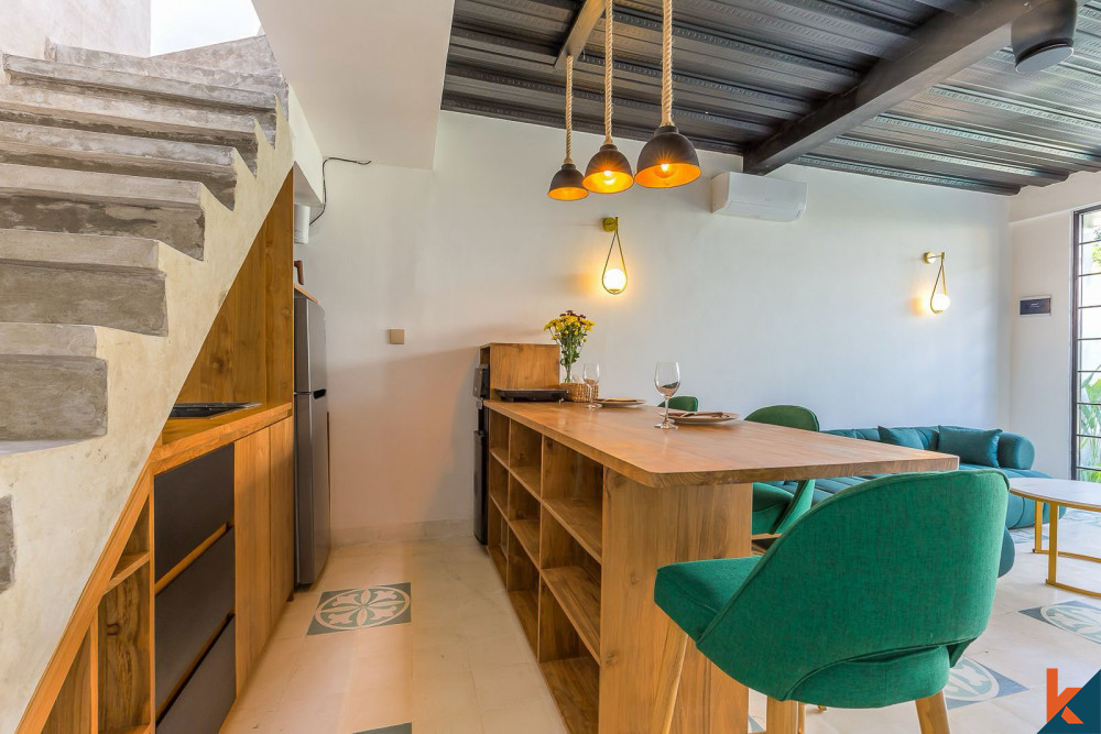 Appartement neuf de style loft avec une chambre à louer à Padonan