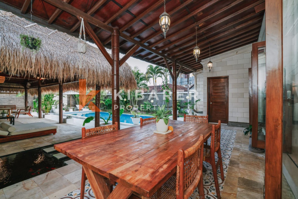 Fully Furnished Three Bedroom Enclosed Living Villa in Trendy Berawa (Available on 1st December)