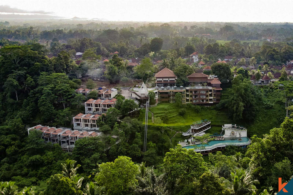 Vila sewa dua kamar tidur dengan jaminan investasi di Ubud