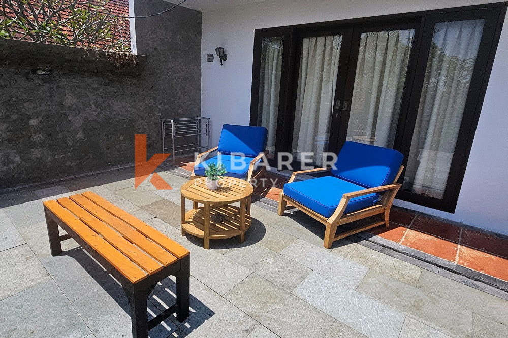 Wonderful Three-Bedrooms Enclosed Living Villa with Rooftop Located in Umalas Area