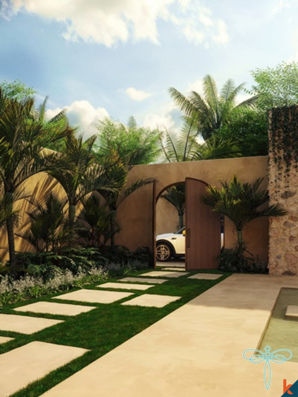 Three Bedroom Tropical Villa with Mexican Style in Ungasan