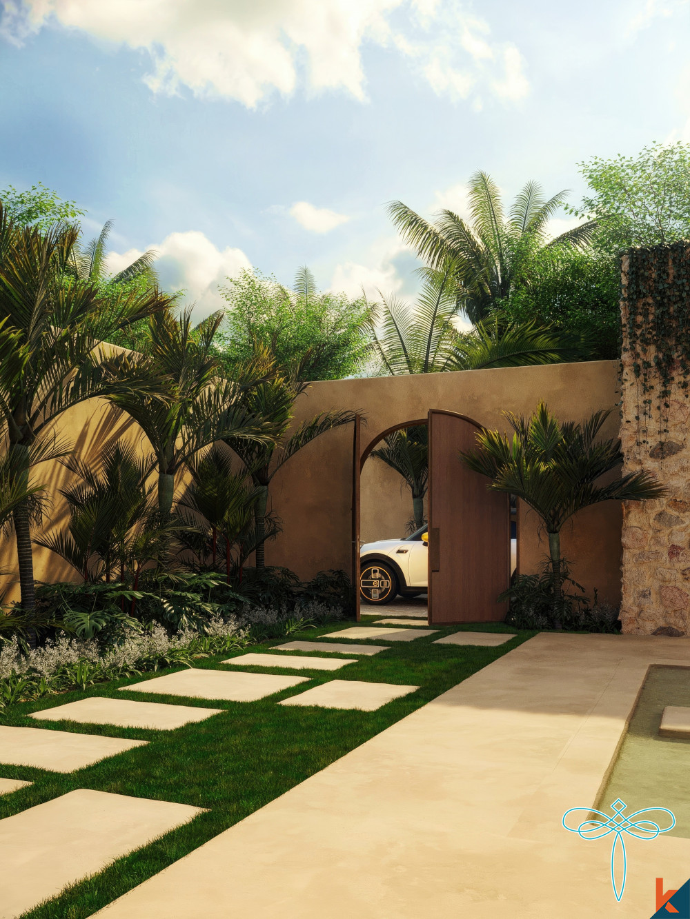 Three Bedroom Tropical Villa with Mexican Style in Ungasan