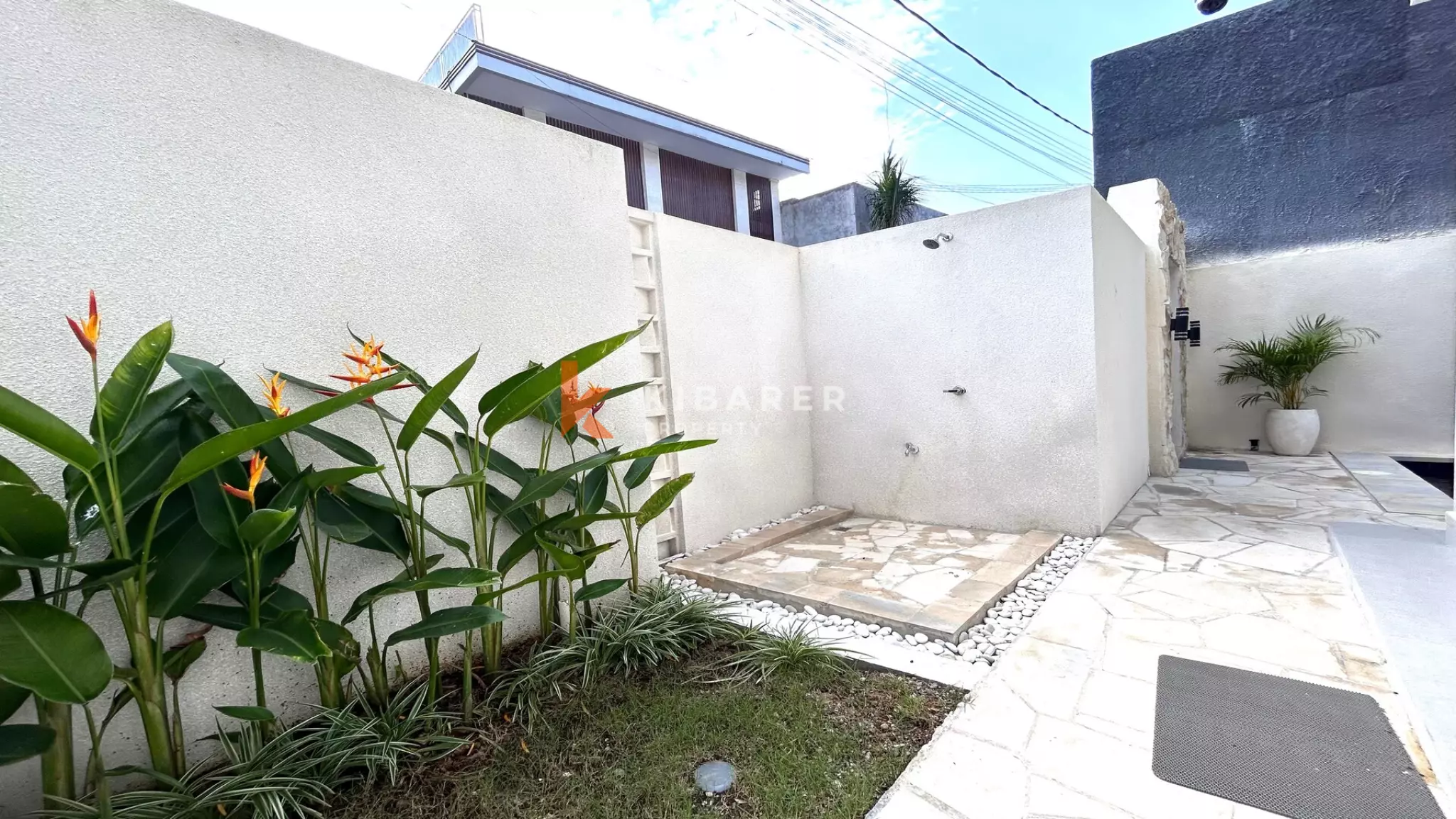 Charmante villa d'une chambre avec séjour clos à Canggu