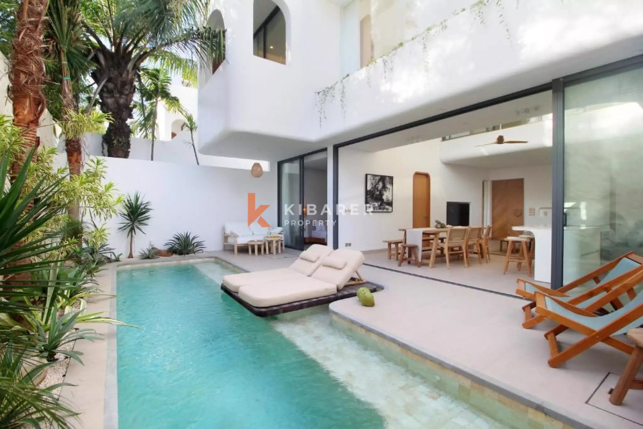 Luxe Mediterranean Four Bedroom Villa in Canggu (Available in early March 2025)