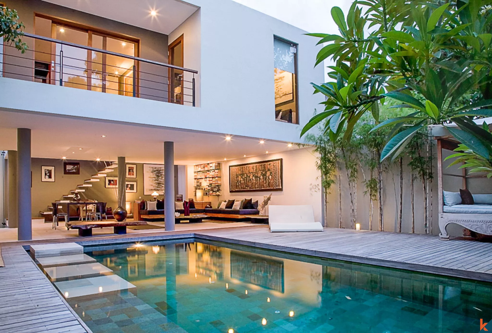 Stylish two bedroom villa for sale close to the beach in Seminyak