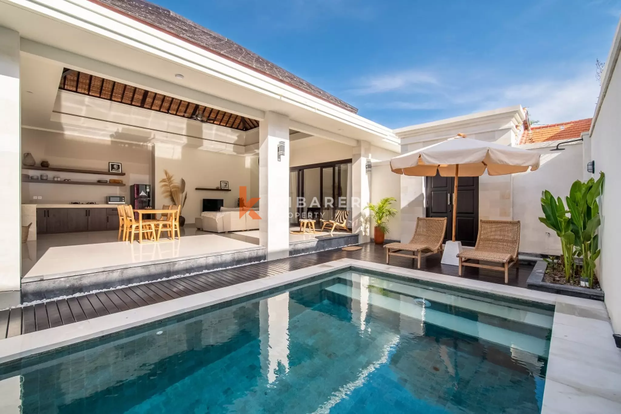 Charming Fully Furnished Two-Bedroom Open Living Villa with Private Pool in Umalas