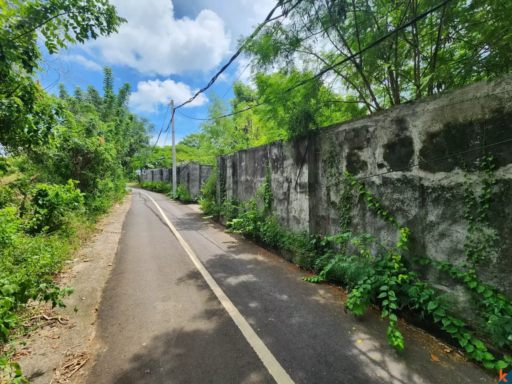 Siap bangun tanah hak guna usaha 20 are di daerah perbukitan Pandawa