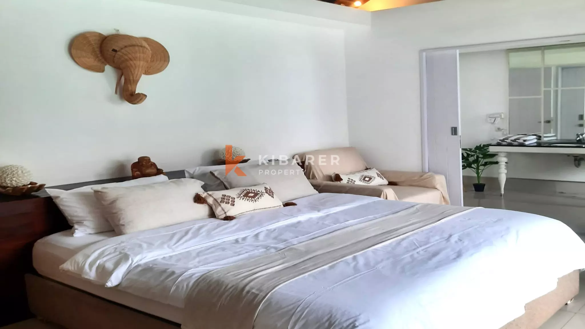 Charmante villa d'une chambre avec salon ouvert à Seminyak