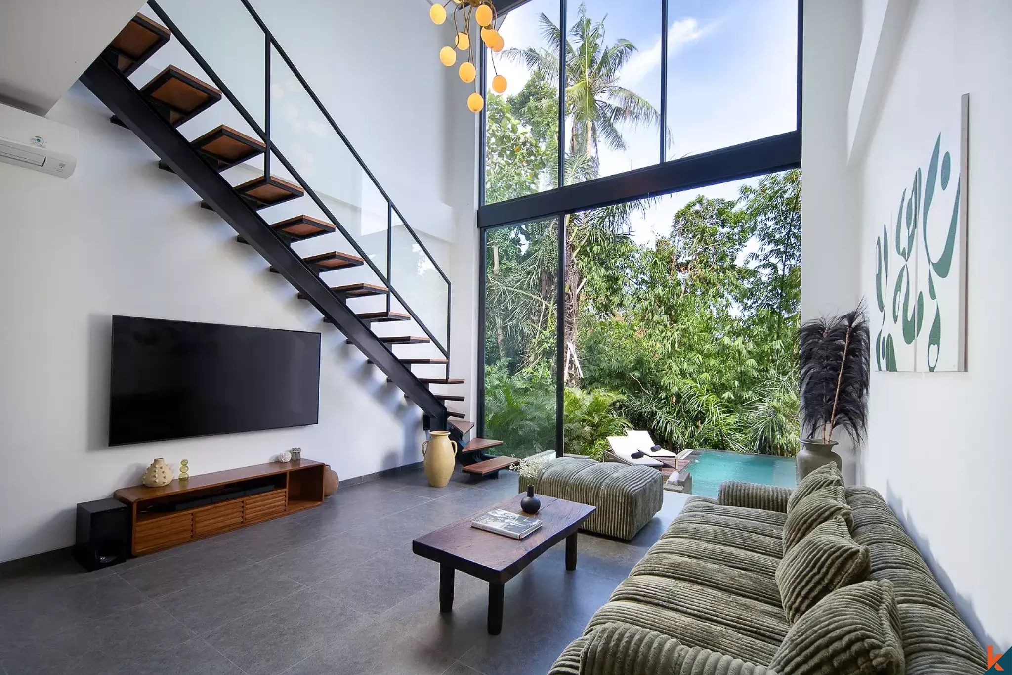 Brand new tranquil two bedroom villa for lease in Tumbak Bayuh